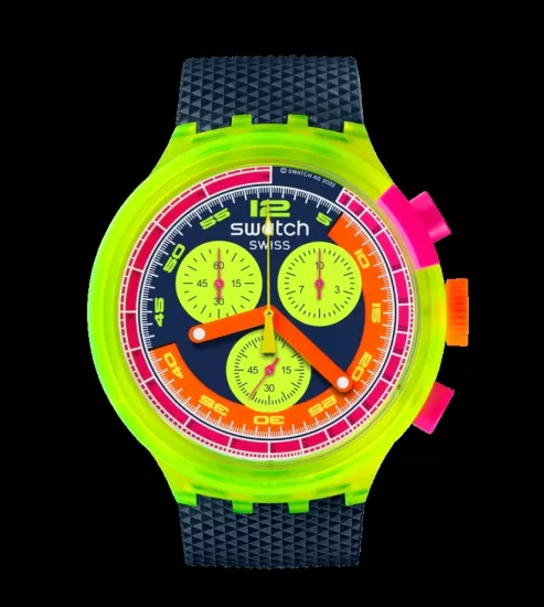 Swatch NEON TO THE MAX SB06J100 | Bwatch
